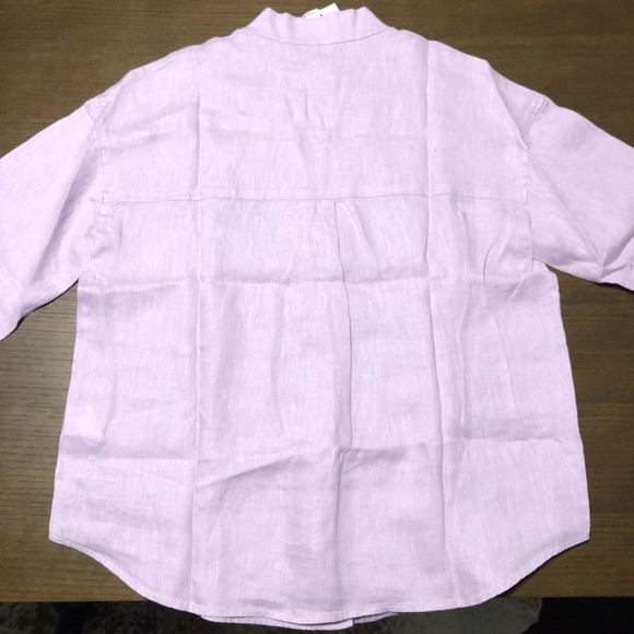 COS Light Purple Button Down Shirt - Picture 7 of 9